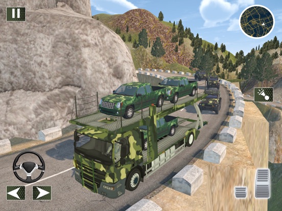 军事货物卡车运输