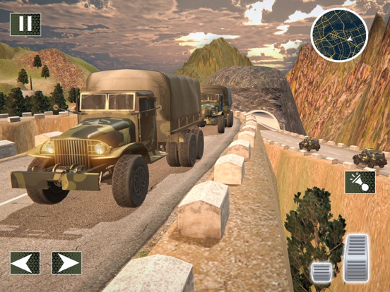 军事货物卡车运输