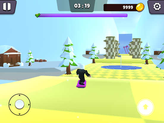 雪坡跑酷：滑雪板闯关