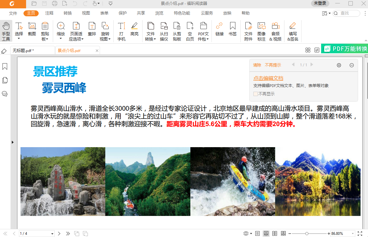 福昕阅读器(Foxit Reader)下载v13.3.118.25868 绿色特别版