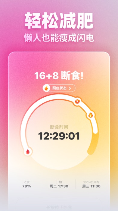 闪电轻断食 - 16+8 懒人减肥，无需运动节食，科学轻松瘦