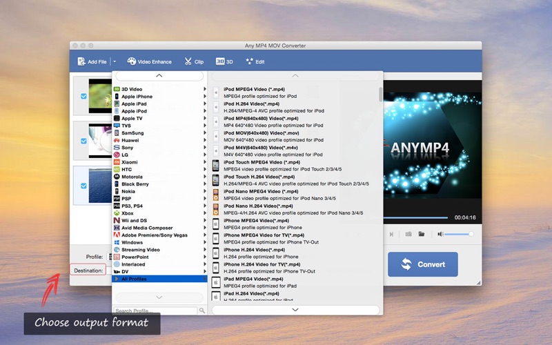 超级MP4MOV转换器