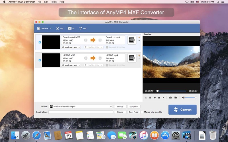 AnyMP4MXF转换器
