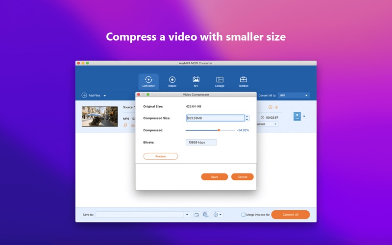 AnyMP4MOD格式转换播放器