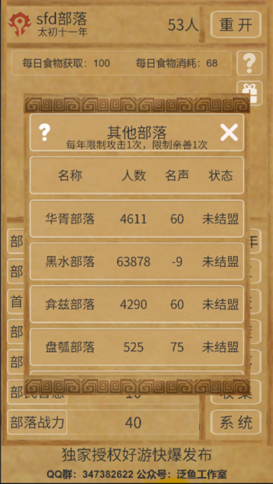 文明起源：模拟经营原始部落