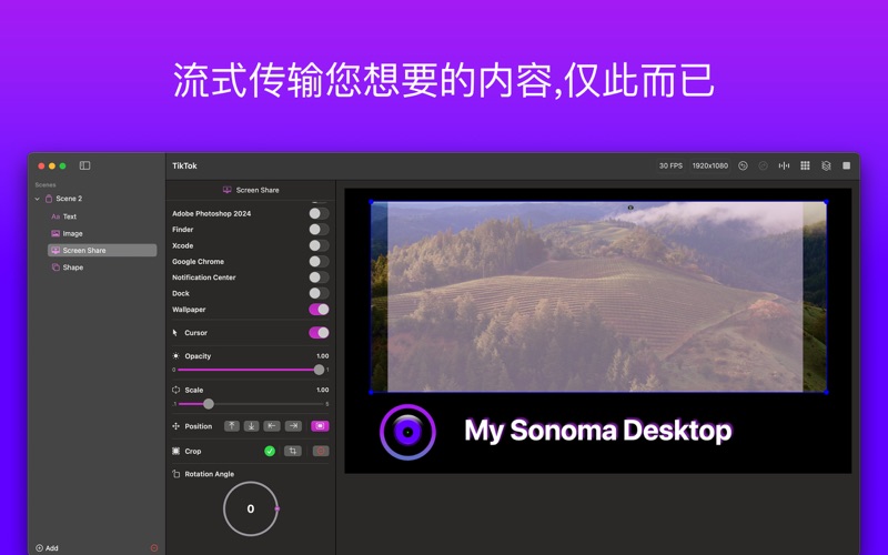 相机图表_流媒体工作室