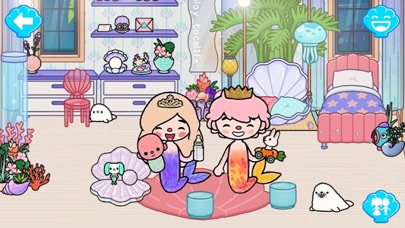 美人鱼游戏：宠物模拟器宝宝乐园女生解压公主沙龙米加小镇嘉年华