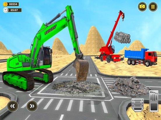 重型挖掘机自卸车 - 工程机械驾驶模拟器