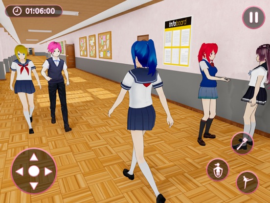 动漫女学生模拟器：高中生活模拟游戏 3D