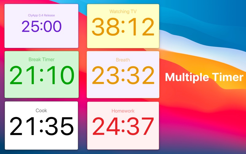 简单悬浮时钟秒表倒数计时器倒计时_ClyTimer