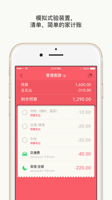 迷你预算 - 按预算进行支出管理