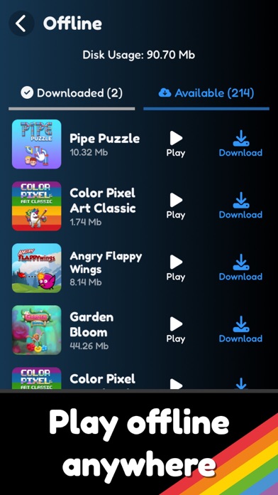 Gamebow 离线游戏无需互联网