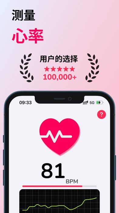 心率检测器 - 心跳检测 测心率 测心跳 心脏血压记录