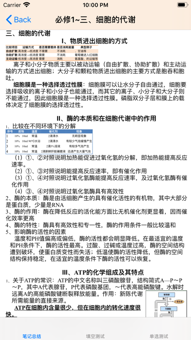 高中生物总结大全