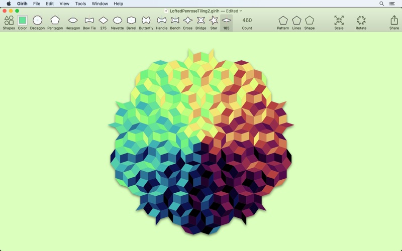 Girih多边形图案设计