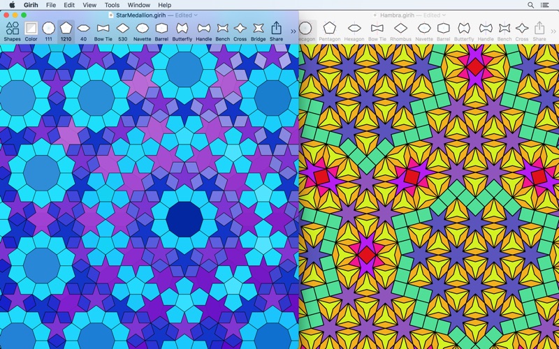 Girih多边形图案设计