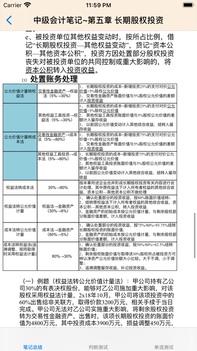 中级会计考试大全