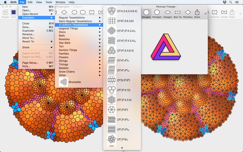 Girih多边形图案设计
