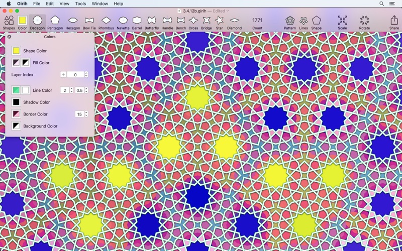Girih多边形图案设计
