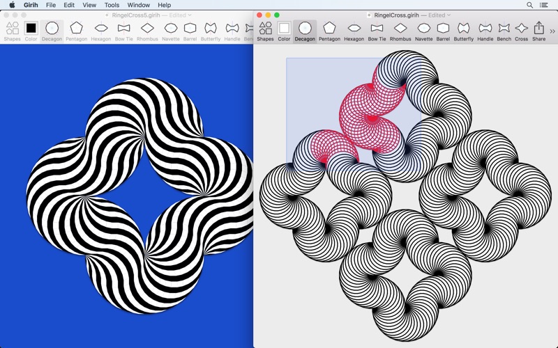 Girih多边形图案设计