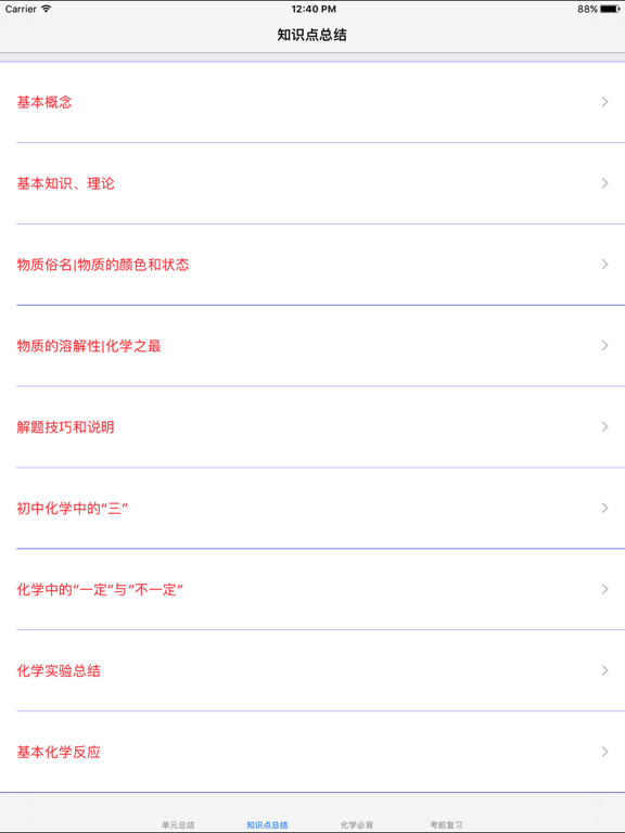 初中化学笔记大全