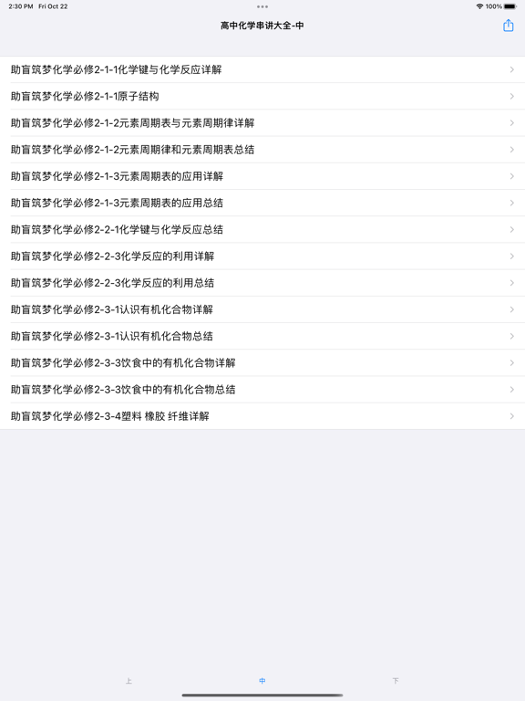 高中化学串讲大全