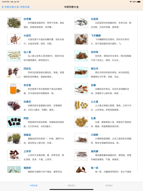 常用中药分类大全