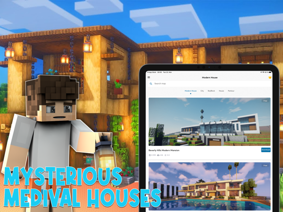 我的世界国际版的现代房屋为Minecraft 迷你世界 MC