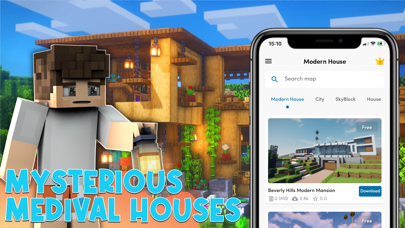 我的世界国际版的现代房屋为Minecraft 迷你世界 MC