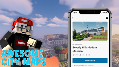 我的世界国际版的现代房屋为Minecraft 迷你世界 MC