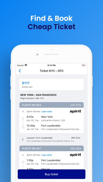 廉价航班 - Flightyr