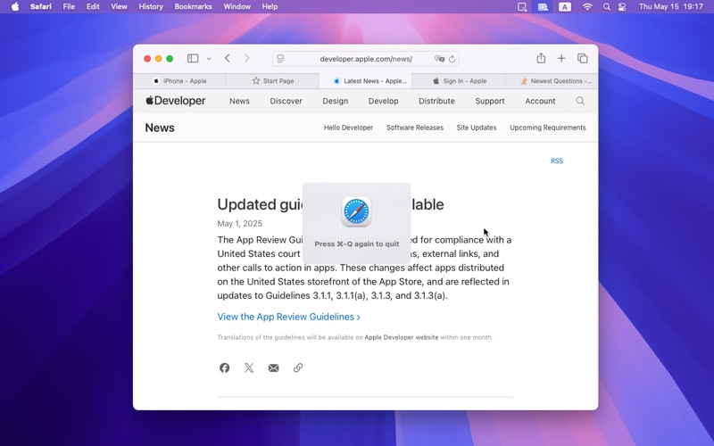 延迟退出应用DelayQuitApps