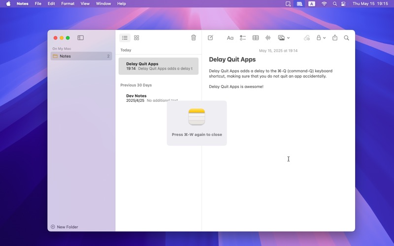 延迟退出应用DelayQuitApps