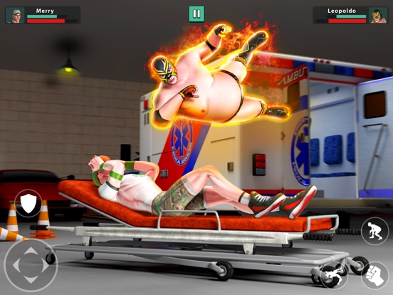 摔跤比赛：职业冠军