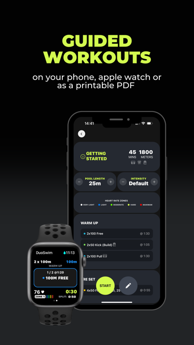 DuoSwim：游泳训练应用程序