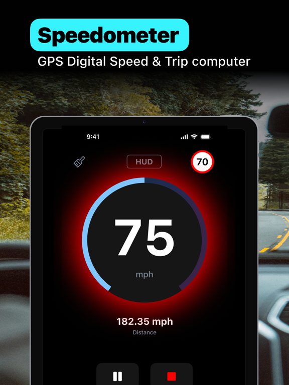 GPS 数字式速度跟踪器 Speedometer: 测速仪