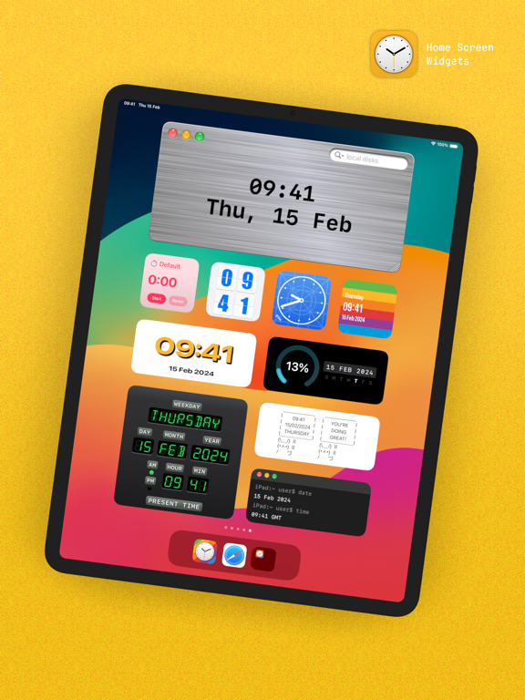 McClockface翻页时钟