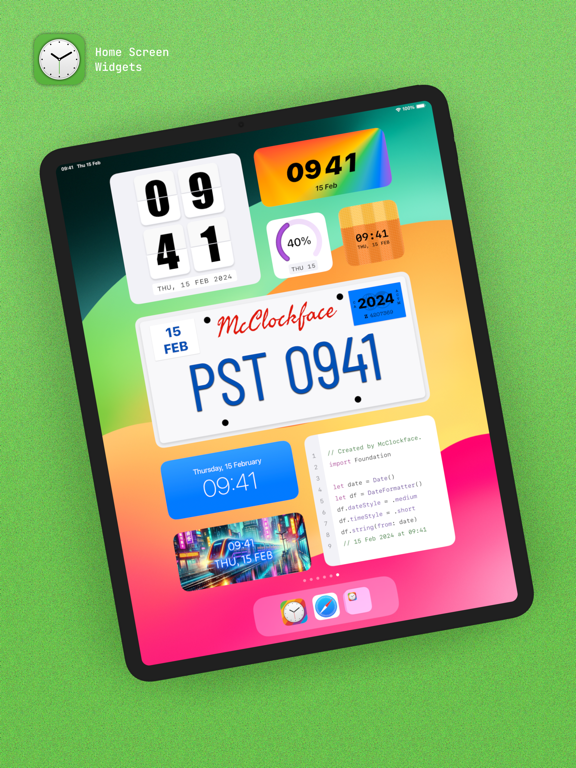 McClockface翻页时钟