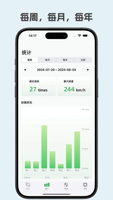 挥拍吧 - 羽毛球记录、分析、实时记分、挑战活动