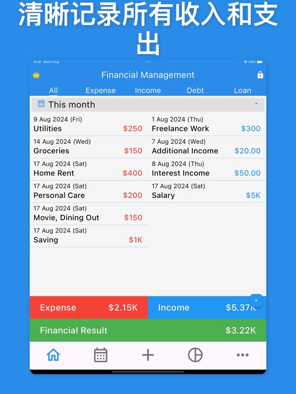费用追踪器、资金管理器