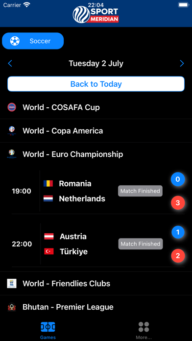 SportMeridian：即时比分