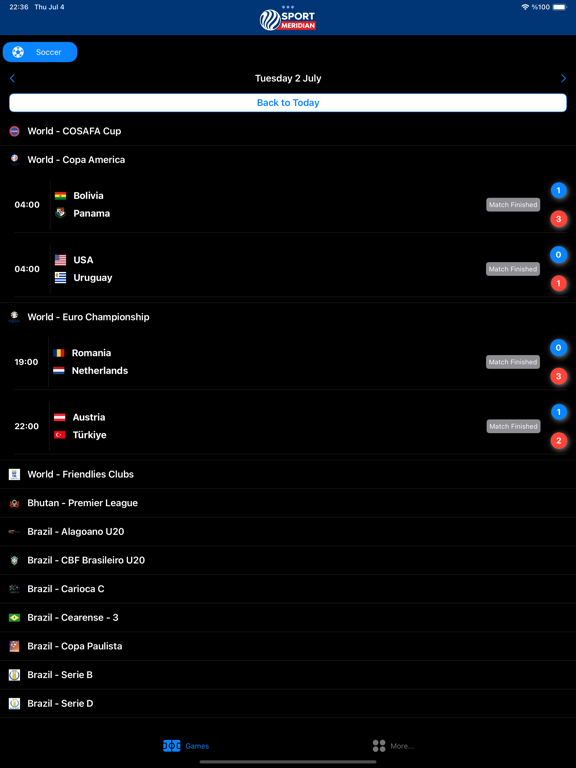 SportMeridian：即时比分