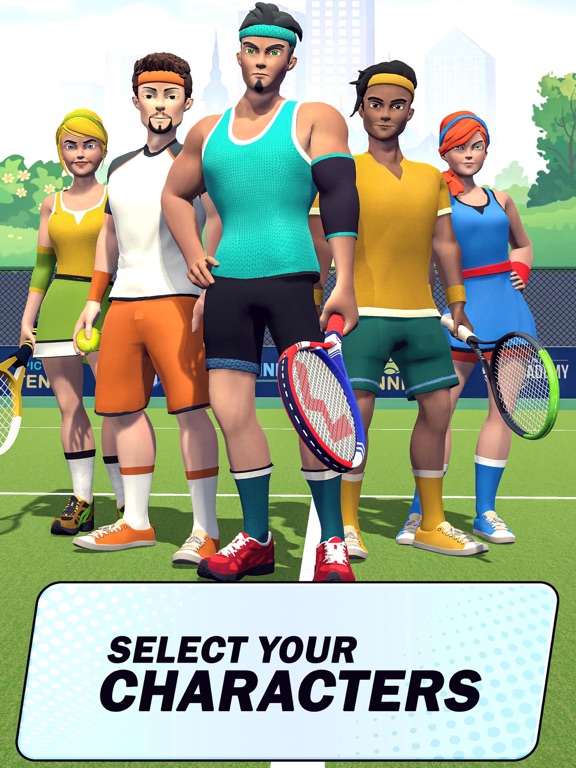 网球 超级明星 3D 游戏