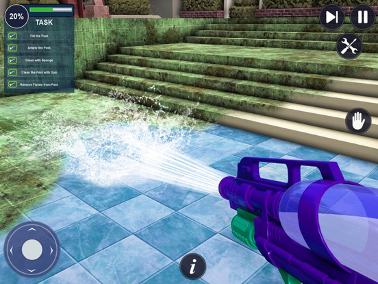 游泳 水池 打扫 游戏