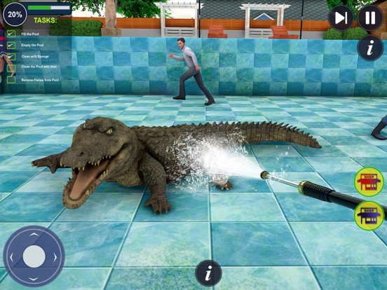 游泳 水池 打扫 游戏