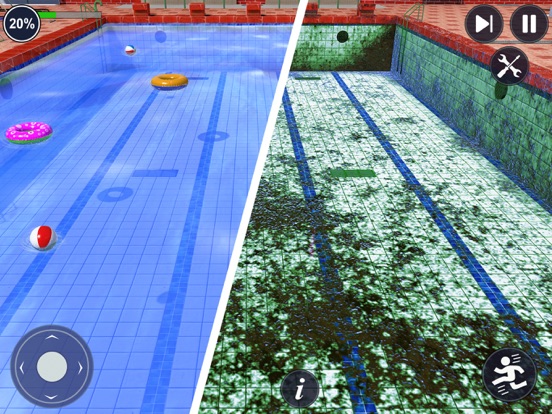 游泳 水池 打扫 游戏