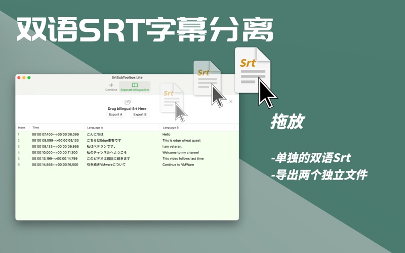 SRT字幕工具箱Lite