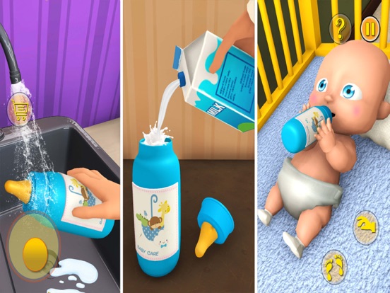 妈妈模拟器家庭主妇 3D 用疯狂的迷你游戏做有趣的家务