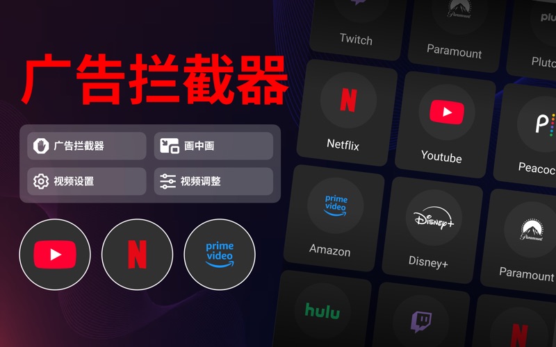拦截广告清理大师YouTube广告拦截器