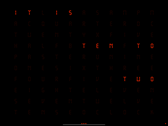 像素时钟_创意像素文字时钟